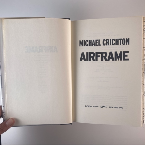 2/$30 -  Airframe by Michael Crichton - Picture 9 of 14
